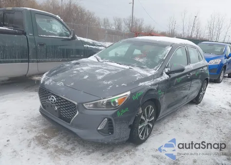 2018 Hyundai Elantra Gt z USA, uszkodzony, nr VIN KMHH35LE9JU037620